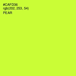 #CAFD36 - Pear Color Image