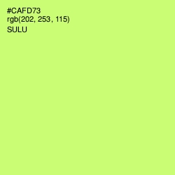 #CAFD73 - Sulu Color Image