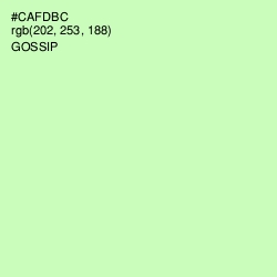 #CAFDBC - Gossip Color Image