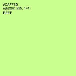 #CAFF8D - Reef Color Image