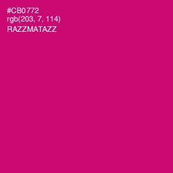 #CB0772 - Razzmatazz Color Image