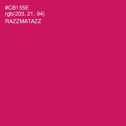 #CB155E - Razzmatazz Color Image