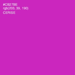 #CB27BE - Cerise Color Image