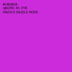 #CB2BDA - Razzle Dazzle Rose Color Image