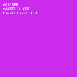 #CB2BEB - Razzle Dazzle Rose Color Image
