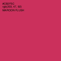 #CB2F5C - Maroon Flush Color Image