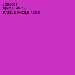 #CB30C3 - Razzle Dazzle Rose Color Image