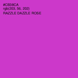#CB38CA - Razzle Dazzle Rose Color Image