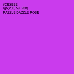 #CB3BEE - Razzle Dazzle Rose Color Image