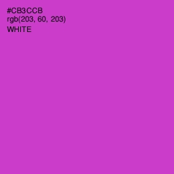 #CB3CCB - Razzle Dazzle Rose Color Image