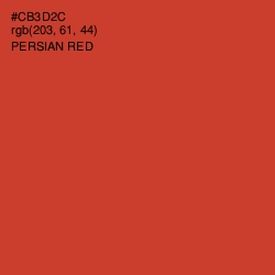 #CB3D2C - Persian Red Color Image