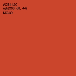#CB442C - Mojo Color Image