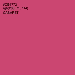 #CB4772 - Cabaret Color Image