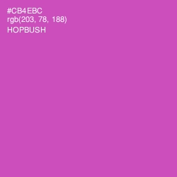 #CB4EBC - Hopbush Color Image