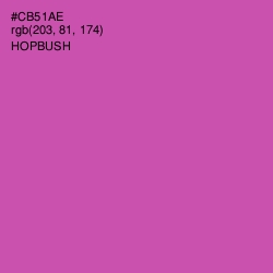 #CB51AE - Hopbush Color Image