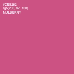 #CB5282 - Mulberry Color Image