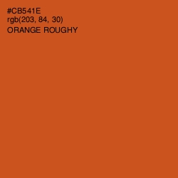 #CB541E - Orange Roughy Color Image