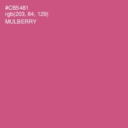 #CB5481 - Mulberry Color Image