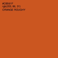 #CB561F - Orange Roughy Color Image