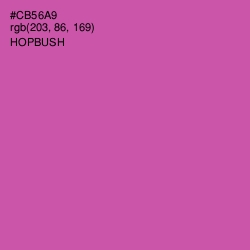 #CB56A9 - Hopbush Color Image