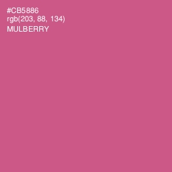 #CB5886 - Mulberry Color Image