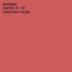 #CB5B5C - Chestnut Rose Color Image