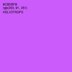 #CB5BFB - Heliotrope Color Image