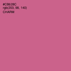 #CB628C - Charm Color Image