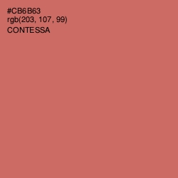 #CB6B63 - Contessa Color Image