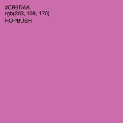 #CB6DAA - Hopbush Color Image