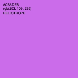 #CB6DEB - Heliotrope Color Image