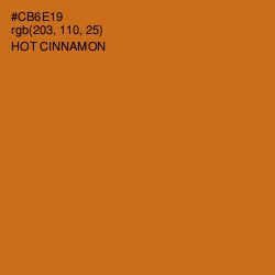#CB6E19 - Hot Cinnamon Color Image
