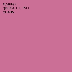 #CB6F97 - Charm Color Image