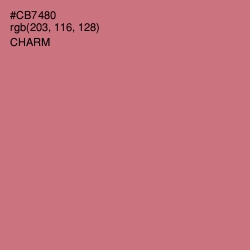 #CB7480 - Charm Color Image