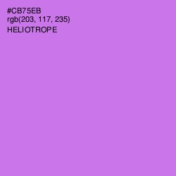 #CB75EB - Heliotrope Color Image