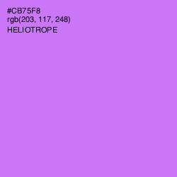 #CB75F8 - Heliotrope Color Image