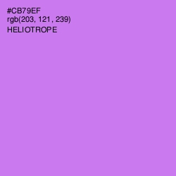 #CB79EF - Heliotrope Color Image