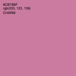 #CB7B9F - Charm Color Image
