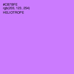 #CB7BFE - Heliotrope Color Image