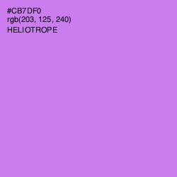 #CB7DF0 - Heliotrope Color Image