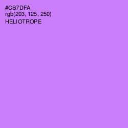#CB7DFA - Heliotrope Color Image
