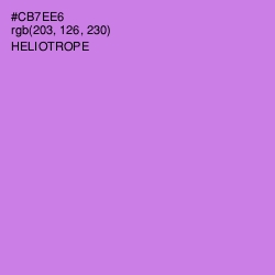 #CB7EE6 - Heliotrope Color Image