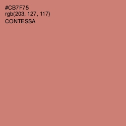 #CB7F75 - Contessa Color Image