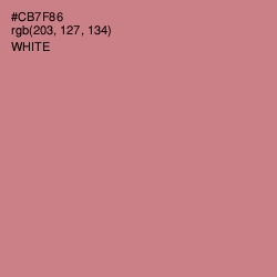 #CB7F86 - Charm Color Image