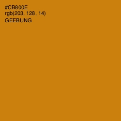 #CB800E - Geebung Color Image