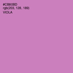 #CB80BD - Viola Color Image