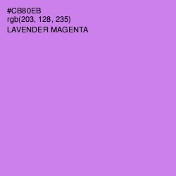 #CB80EB - Lavender Magenta Color Image