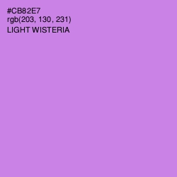 #CB82E7 - Light Wisteria Color Image