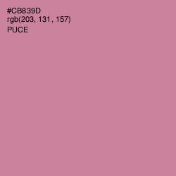 #CB839D - Puce Color Image