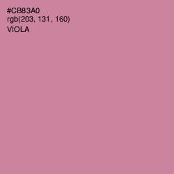 #CB83A0 - Viola Color Image